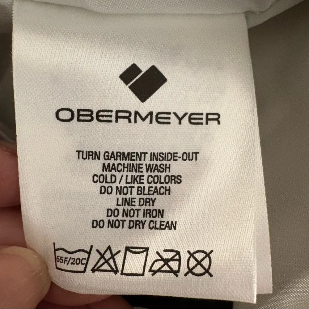 Obermeyer Malta‎ Women's Size 12 White Ski Snowboard Pants Pockets Insulated
